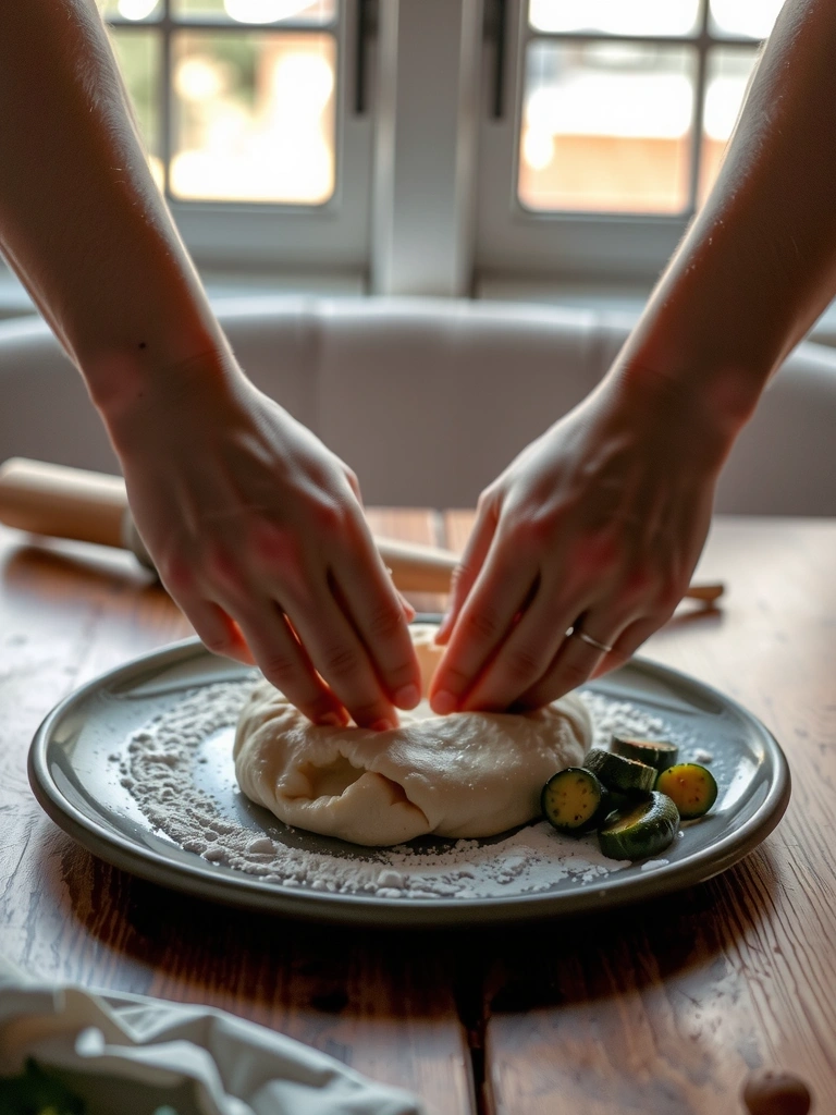 Ręczne przygotowanie bazy do potraw